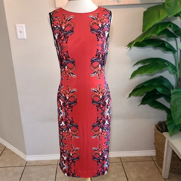 Etcetera Dresses Etcetera Scroll Design Dress Poshmark